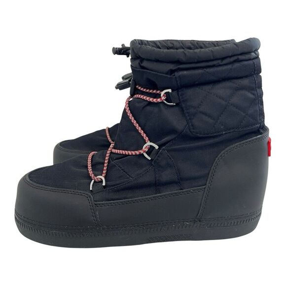 Hunter Women's Size 7 Original Short Quilted Waterproof Platform Snow Boots - Picture 4 of 8
